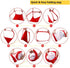 Portable Cute Hexagon Playpen Children Ball Pit, Indoor and Outdoor Easy Folding Ball Play Pool Kids Toy Play Tent with Carry Tote (Black and Red)...