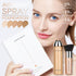 AirBrush Foundation Spray, Silky Mist Foundation Spray Makeup Set with Brush, Full Coverage Foundation for Smooth Radiant Finish, Formula Breathab...