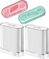 Holy Rose Dental Floss Dispenser 2 Box, Floss Picks Micro Portable Case 2 Boxs,with Adults Floss Sticks 196 Count,Flossers Toothpicks Sealed Stora...