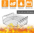 Air Fryer Rack for Air Fryer Oven, Set of 2 Multi-purpose Air Fryer Accessories Metal Double Layer Wire Rack with Skewer for Ninja, Power XL, Coso...