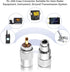 Anina PL259 Coaxial Connectors UHF Male Solder Connector Plug with Reducer for RG8 RG59 RG8x LMR-400 RG-213 Coaxial Cable Ham Radio Antenna Connec...