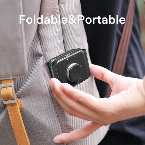ESSAGER 3 in 1 Foldable Wireless Charger for iPhone 15/14/13/12/11 Series, Magnetic Wireless Charging Station, Travel Wireless Fast Charging Pad f...