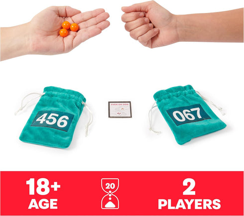 Netflix Squid Game Marbles 2-Player Game Inspired by The Show | Adult Games | Fun Games | Family Games | Party Games | Games for Adults & Teens 18...