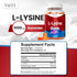 L-Lysine 1000mg Gummies - Supports Skin, Lip,Vegan, Gluten Free, Vitamins for Kids & Adults Tissue Health & Immune System, Chewables, Amino Acid V...