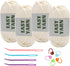 Yarn for Crocheting, Crochet Yarn, Easy yarn, Beginners Yarn for Crocheting with Easy-to-See Stitches, Stitch Marker, and Elbow Needle Cotton Yarn...
