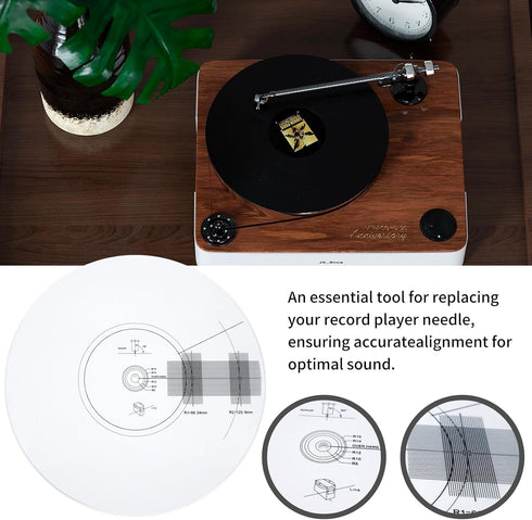 Turntable Strobe Disc LP Stroboscope Mat Tests Rotational Speed Detection LP Turntables Calibration Disc for Record Player...