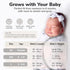 Mama Cheetah Organic Baby Swaddle Blanket, Adjustable Newborn Swaddle Sleep Sacks, Easy Swaddles for Boys and Girls 0-3 Months, Nursery Swaddling ...