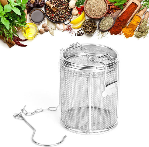 Tea Spice Seasoning Strainer Filter Mesh, Tea Infuser Filter Mesh, Stainless Steel Soup Seasonings Separation Basket Spice Filter, Tea Spice Mesh ...