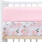 Crib Sheets Girl 2 Pack Set, 2 Pack Toddler Bed Sheets Set, Floral Print Fitted Crib Sheet for Standard Crib & Toddler Mattress, Size 28 x 52 inch...