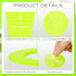 5 Pcs Acrylic Quilting Template Ruler Dresden Plate Template for Quilting 10 Inch Quilt Rulers for Quilting Quilt Ruler Set for Blanket Making Clo...