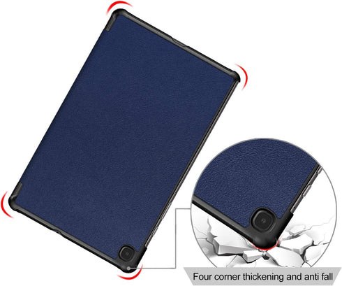 Case for Samsung Galaxy Tab S6 Lite 10.4 Inch 2024/2022/2020, Smart Case Trifold Stand Slim Lightweight Case Cover with Auto Sleep/Wake Navy...
