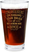 Bad Bananas Farewell Gifts for Coworkers - Congratulations on Pursuing Your Dream - 16 oz Beer Pint Glass - Going Away Gifts for Friends - Retirem...