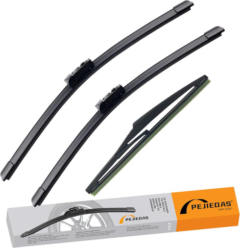 3 Wiper Blades for Lexus NX200t NX300 NX300h 2015-2021, Front Wiper Blades + Rear Wiper Blades, OE Original Style (26" + 16" + 12" - Pack of 3)...