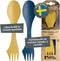 Light My Fire Spork Original 3-in-1 Camping Spoon Fork Knife Combo Reusable Travel & Camping Utensils Lunch Spork Outdoor Backpacking Hiking Picni...