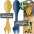 Light My Fire Spork Original 3-in-1 Camping Spoon Fork Knife Combo Reusable Travel & Camping Utensils Lunch Spork Outdoor Backpacking Hiking Picni...