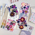 150PCS Purple Dried Pressed Flowers with Butterfly Stickers - YouthBro Real Nature Flowers Set for Resin DIY Jewelry Candle Soap Vase Making Nail ...