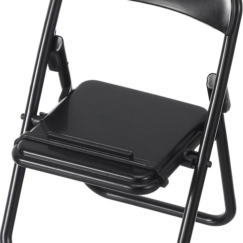 12pcs Mini Foldable Chairs Dollhouse Mini Stand Model Chair Desk Phone Stand for Dollhouse Decoration...