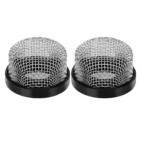 4 Pack Stainless Steel Mesh Strainer, 3/4"-14 Aerator Screen, Compatible with Livewell Pump, Industrial Plumbing Inline, Garden Washers, and Baitw...