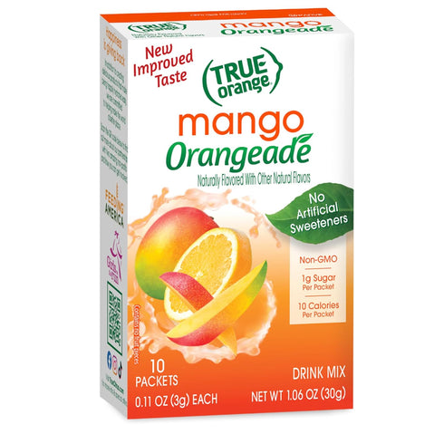 True Orange, Mango Orange Drink Mix, 10-count (Pack of 4)...