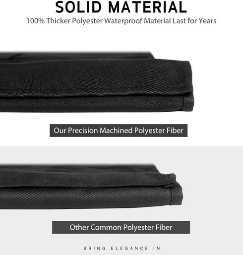 Syntus 2 Pack Adjustable Bib Apron Thicker Version Waterdrop Resistant with 2 Pockets Cooking Kitchen Aprons for Women Men Chef, Black...