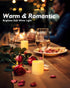 Homemory Flickering Flameless Votive Candles, 12PCS Battery Operated LED Votive Tealight Candles, Realistic Electricn Fake Candle for Easter, Wedd...