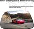 Driver Side Mirror Replacement for 2005 2006 2007 2008 2009 2010 Jeep Grand Cherokee Mirrors Glass - Convex Mirror Glass, Left Side Rear View Mirr...
