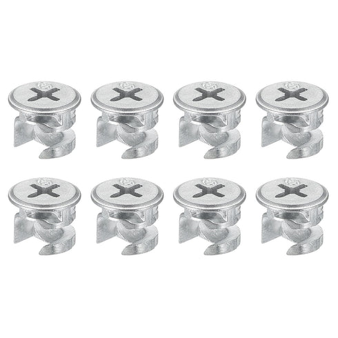 Cam Lock Nut for Furniture, 8pcs 12x10mm Joint Connector Locking Nuts Furniture Connecting Cam Fittings...