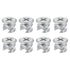 Cam Lock Nut for Furniture, 8pcs 12x10mm Joint Connector Locking Nuts Furniture Connecting Cam Fittings...