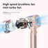 Handheld Fan,Portable Turbo Fan,Powerful Personal Fan(7000rpm High-Speed Motor,Battery Work 3-16 H),USB Rechargeable Mini Handheld Fan for Travel/...