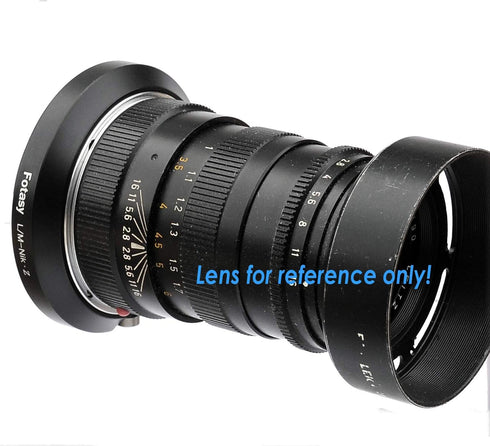 Fotasy Leica M Lens to Nikkor Z Mount Adapter, Leica M to Z Adapter, LM Z Adapter, Copper, Infinity Focus,Compatible with Nikon Z Mount Mirrorless...