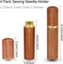 4 Pieces Sewing Needles Holder Sewing Storage Case Wooden Needle Storage Case Box for Sewing Supplies Storage...
