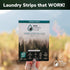 Laundry Detergent Sheets Usage (Up to 80 loads), Hypoallergenic, Biodegradable, Travel Friendly Strips (Spring Scent)...