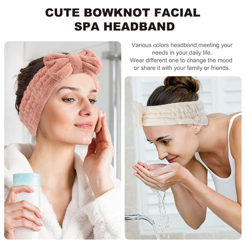 3PCS Headbands for Women Skincare Headband Spa Headband for Washing Face Makeup Headband Mothers Day Gifts Headbands for Girls Face Wash Headband ...
