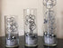 Floral Supply Online - 9" Tall x 3.5" Wide Cylinder Glass Vase and Flower Guide Booklet - for Weddings, Events, Decorating, Arrangements, Flowers,...