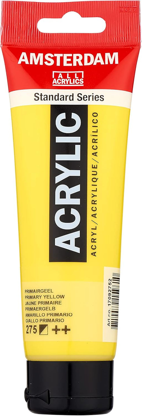 Amsterdam Standard Series Acrylic Tube 120ml Primary Yellow 275 (17092752)...