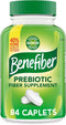 Benefiber Prebiotic Fiber Supplement Caplets, 84 count...