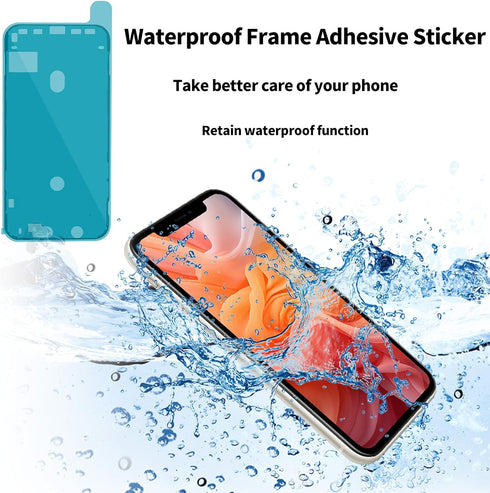 for iPhone XR Earpiece Speaker Replacement Earspeaker Replacement Proximity Sensor Flex Cable with Repair Kits for iPhone XR A1984 A2105 A2106 A21...