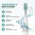 Ayurvedic Quick Sonic Toothbrush Head Replacement for Adults | DailyClean Toothbrush | (2 Count)...
