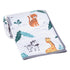 Bedtime Originals Mighty Jungle Animals White Fleece Baby Blanket (283034P)...