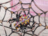 Alilang Copper Tone Light Topaz Colored Rhinestones Antique Spider Web Brooch Pin...