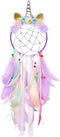 QtGirl Dream Catchers for Kids Unicorn Wall Decor for Girls Bedroom Flower Feather Wall Hanging Decoration...