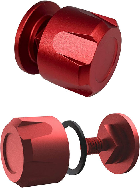 Welding Hood Pipeliner Helmet Fasteners-1Pair Aluminum Frosted Helmet Pipeliner Headgear Replacement Parts Accessories Screws Flip Hood, Anti-rust...