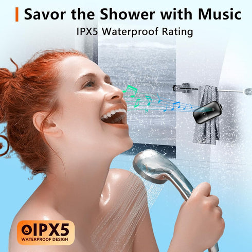 Portable Bluetooth Speakers,Clip-On Wireless Speaker,Stereo Loud Sound with Deep Bass,IPX5 Waterproof,Mini Outdoor Wearable Speaker,BT 5.3 Clip Sp...