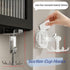 Hanging Utensil Holder Hooks Kitchen Utensil Hanger Wall Mount 360° Rotating Folding Hook Strong suction cup hook Utensil Rack with 6 Hooks for Ki...