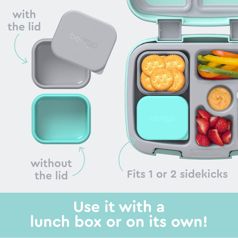 Bentgo® Sidekicks 2-Pack Silicone Container Set - Dipping Sauce Cups for Condiments & Small Snacks, Reusable, Durable, & Leak-Proof Liquid Storage...