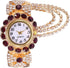 CdyBox Ladies Diamond-studded Watched Quartz Wristwatch Fashion Open Alloy Bracelet Watch 4 Pack...