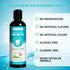 Oil Pulling - Coconut & Mint Oil Pulling Mouthwash with Tongue Scraper, Alcohol Free, Natural Organic Essential Oil for Mouth, Bad Breath Cleaner,...