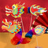 8pcs Dragon Honeycomb Handheld Toys Chinese New Year Dragon Making Ornament Kit Education Playset Chinese Dragon Toys...