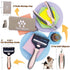 Dog Shedding Brush Comb Cat Brush Rabbit Brush for Long Short Haired,Dog Undercoat Rake Cat Comb Pet Dematting Deshedding Brush Bonus Pet Nail Cli...