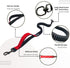 Extension Elastic Leash, Bungee Dog Leash, Shock Absorbing, Front Control Handle, Reflective Webbing, High Strength Swivel Metal Attachment Point,...